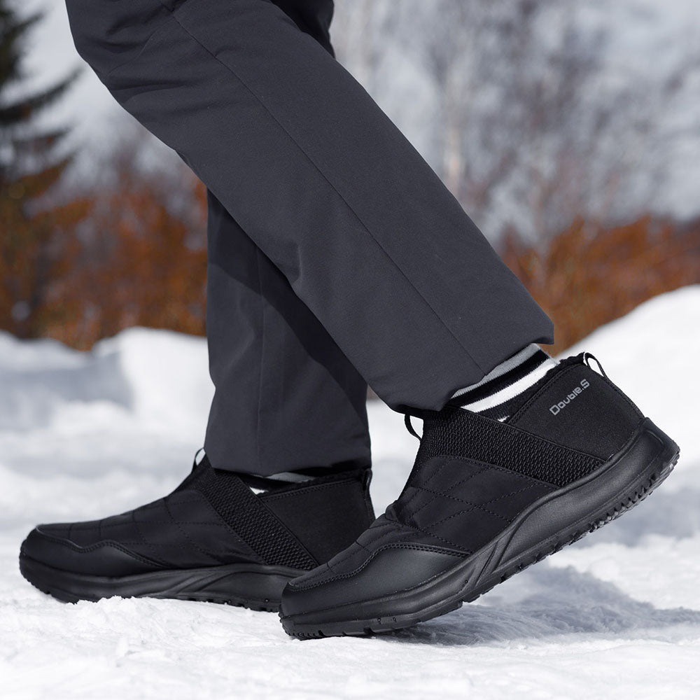 スノーブーツ HOLLY(ホーリー)柊 ブラック | SNOW TREKKING SHOES レディース メンズ 滑らない 雪道