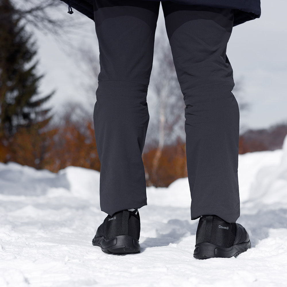 スノーブーツ HOLLY(ホーリー)柊 ブラック | SNOW TREKKING SHOES レディース メンズ 滑らない 雪道