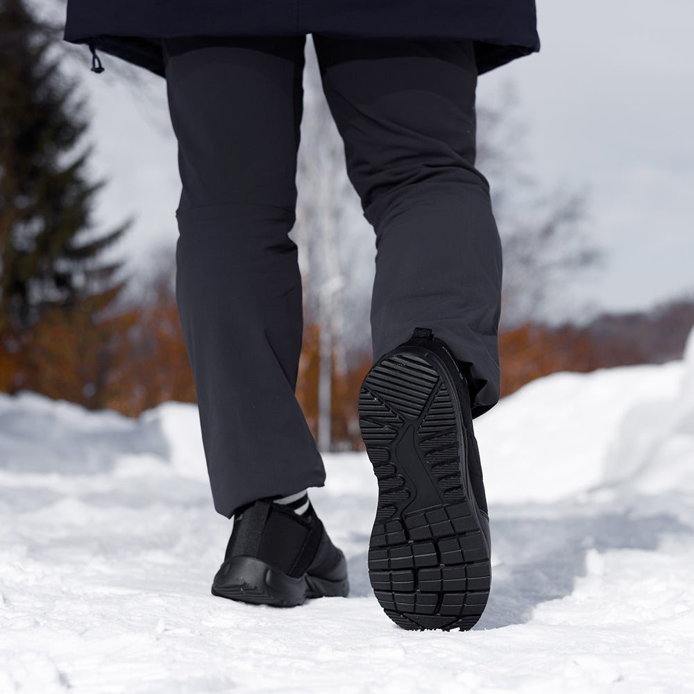 スノーブーツ HOLLY(ホーリー)柊 ブラック | SNOW TREKKING SHOES レディース メンズ 滑らない 雪道